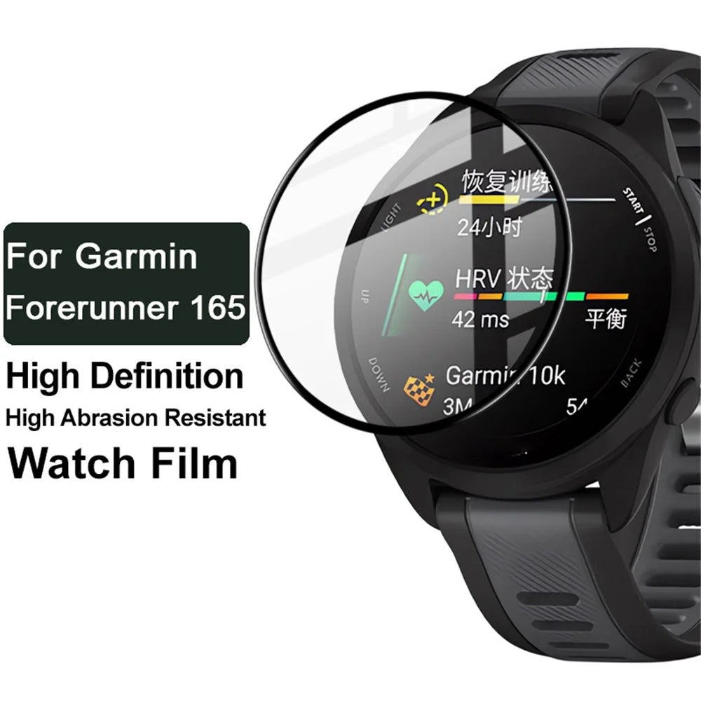 IMAK For Garmin Forerunner 165 Anti-scratch Ultra Thin HD Clear Film PMMA Watch Screen Protector - 3