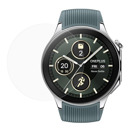 For OnePlus Watch 2 / OnePlus Watch TPU Full Coverage Protective Film Watch Screen Protector Bubble Free - 1