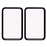 2Pcs / Pack For Samsung Galaxy Fit3 PMMA Watch Screen Protector Purple Light Screen Film (Black Edge) - 2