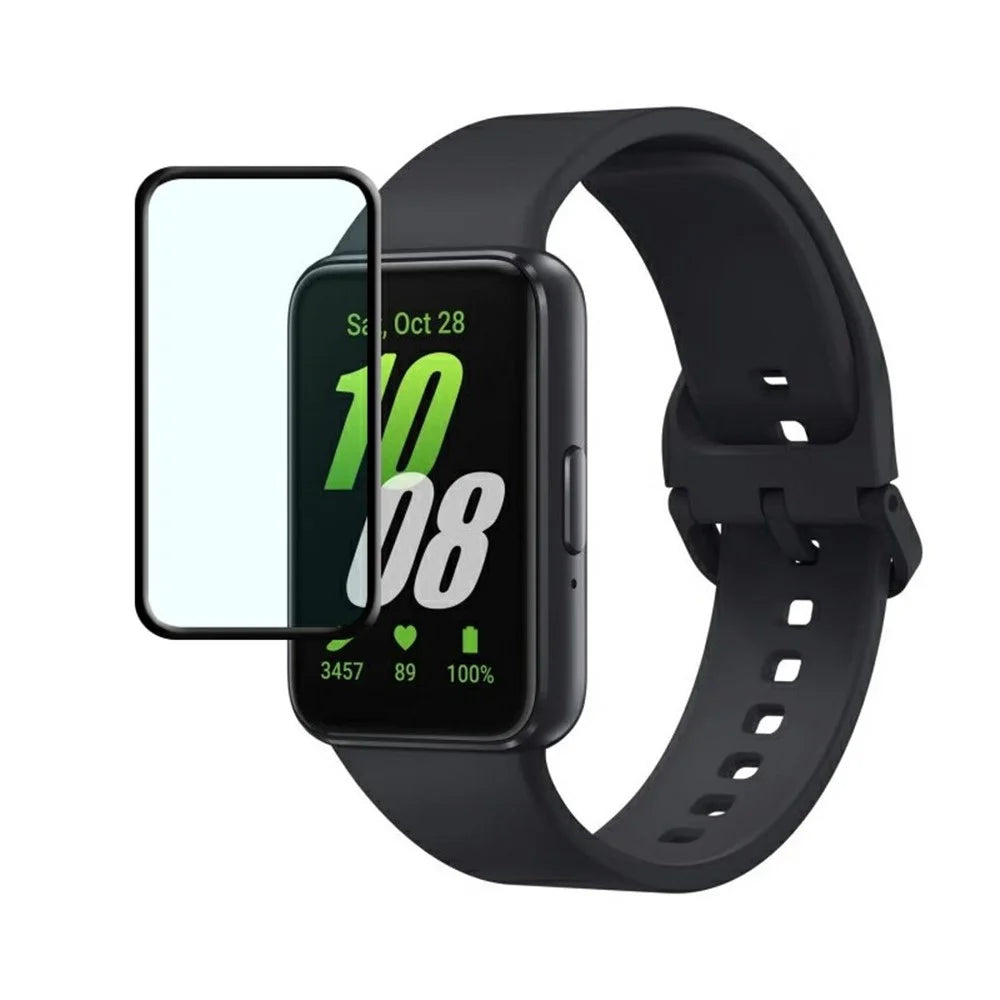 2Pcs  /  Pack For Samsung Galaxy Fit3 R390 Watch Screen Protector PMMA+PC HD Screen Film - 3