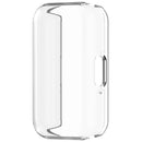 For Samsung Galaxy Fit3 Watch Frame Case Electroplating Fully Wrapped TPU Watch Cover - Transparent - 2