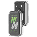 For Samsung Galaxy Fit3 Watch Frame Case Electroplating Fully Wrapped TPU Watch Cover - Transparent - 5