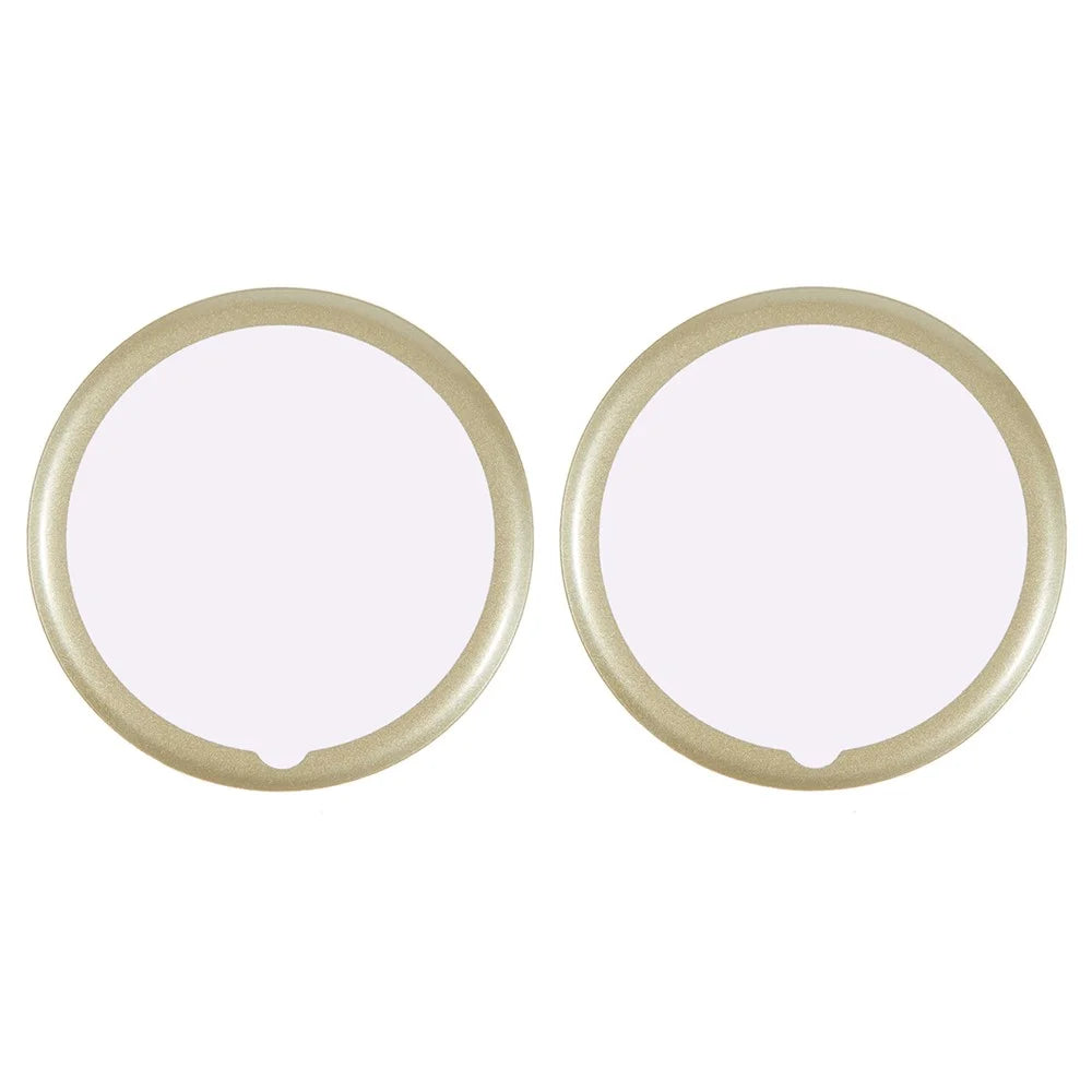 2Pcs / Pack For Garmin Lily 2 Screen Protector Purple Light PMMA Clear Watch Film - Gold Edge - 2