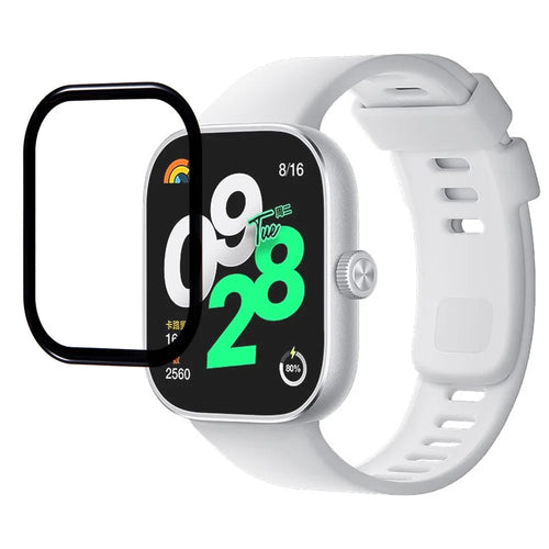 For Xiaomi Redmi Watch 4 Flexible PMMA Film HD Clear Full Cover Slim Bracelet Screen Protector - 1