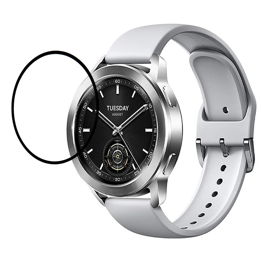 For Xiaomi Watch S3 Dustproof Screen Protector Full Covering PMMA Clear Screen Film - 1