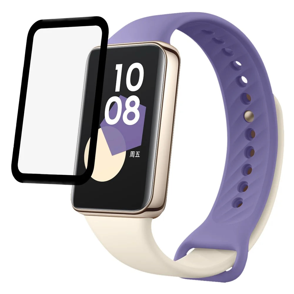For Honor Band 9 Screen Protector Black Edges PMMA Watch Screen Film - 1