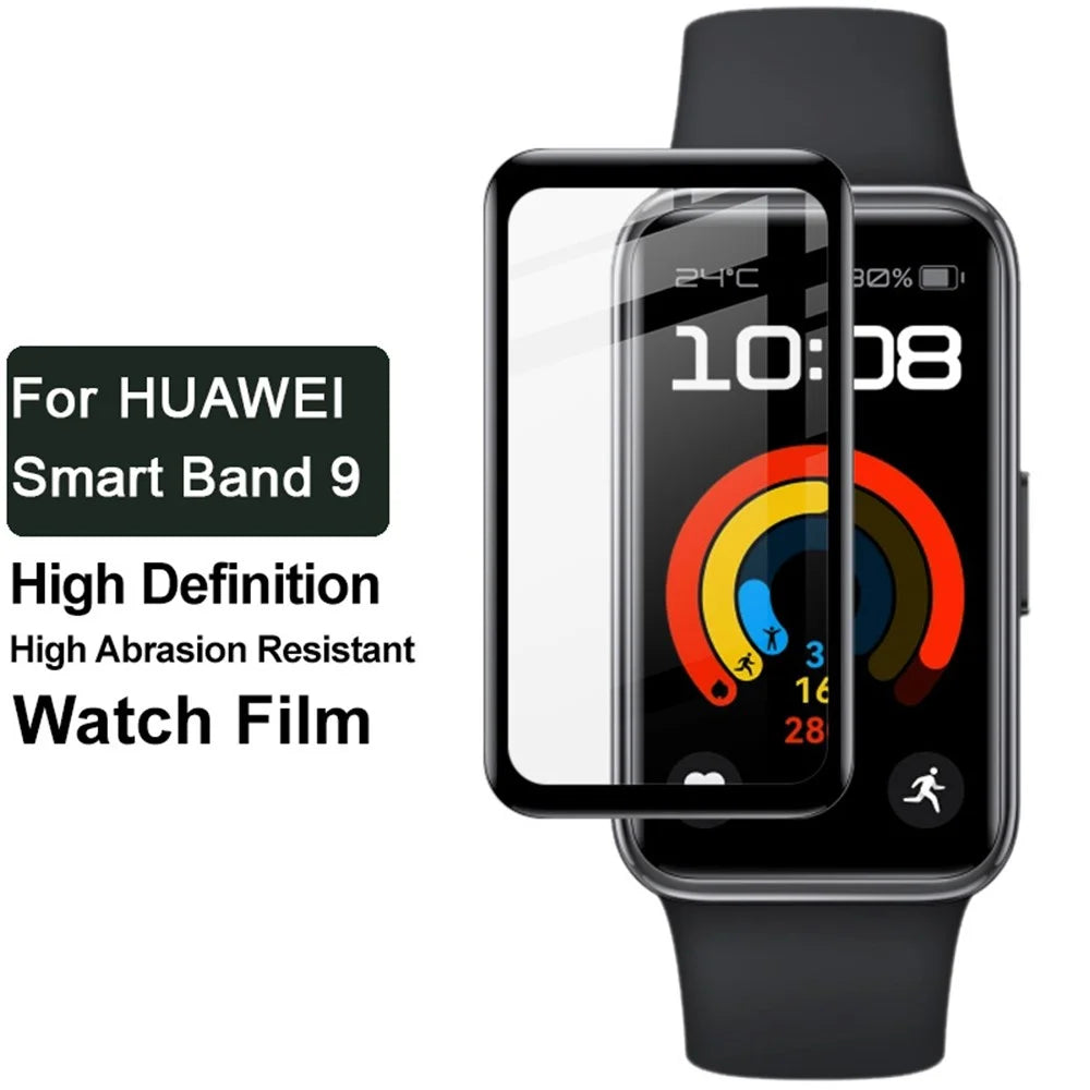 IMAK For Huawei Band 9 Touch Screen Protector Sensitive Touch PMMA HD Protective Watch Film - 3