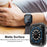 For Apple Watch SE3 / SE2 / SE1 /  6 / 5 / 4 40mm Case Cover Electroplated Soft TPU Case with Screen Protector - Black - 6