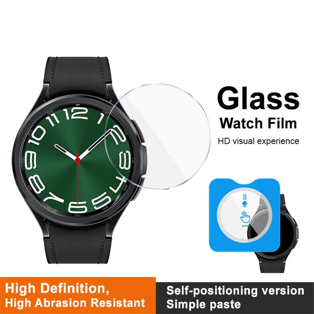 IMAK For Samsung Galaxy Watch6 Classic 47mm / Watch Ultra (2025) 47mm / Ultra 47mm Screen Protector Clear Tempered Glass Film with Alignment Kit - 3