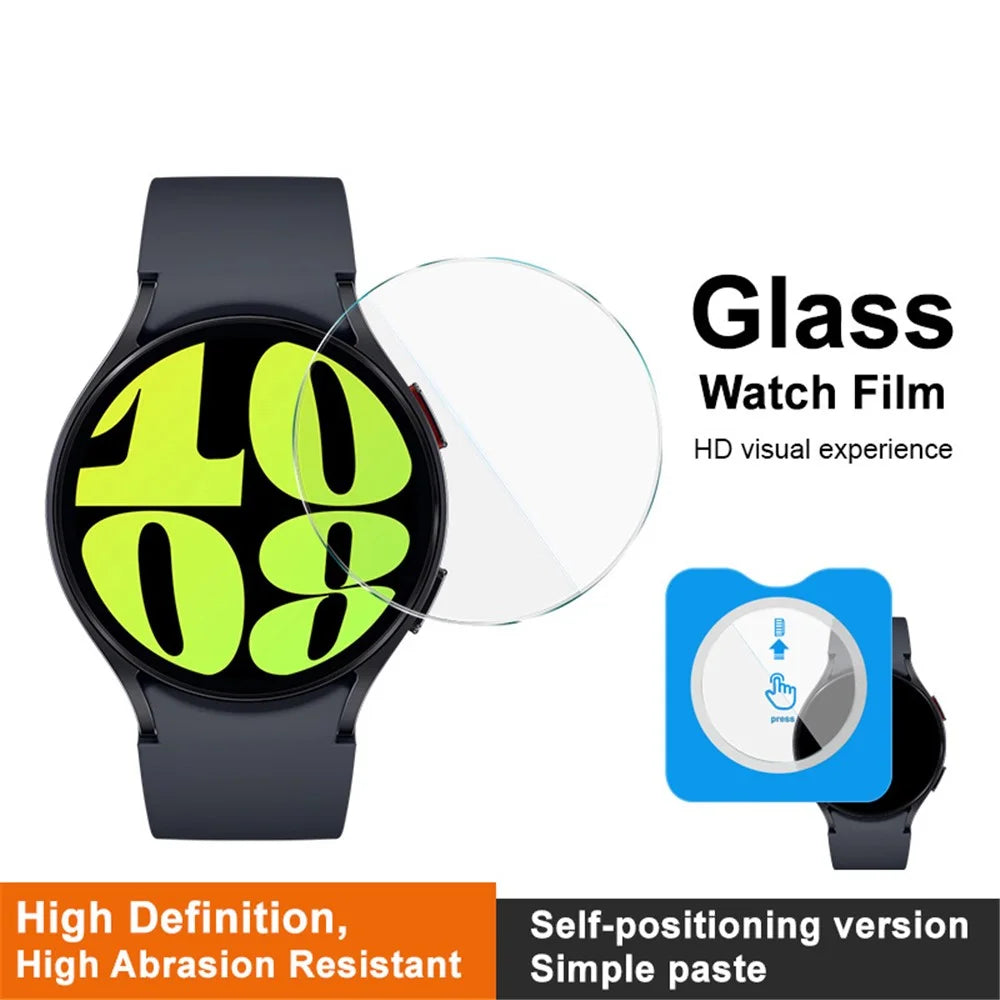 IMAK For Samsung Galaxy Watch7 44mm Screen Protector with Alignment Kit Tempered Glass Clear Film - 3