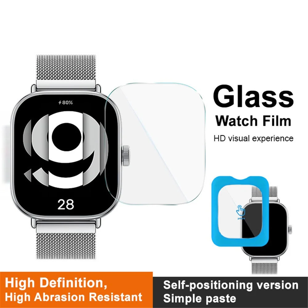 IMAK For Xiaomi Redmi Watch 4 Screen Protector Easy Installation Watch Explosion-Proof Tempered Glass Film - 3