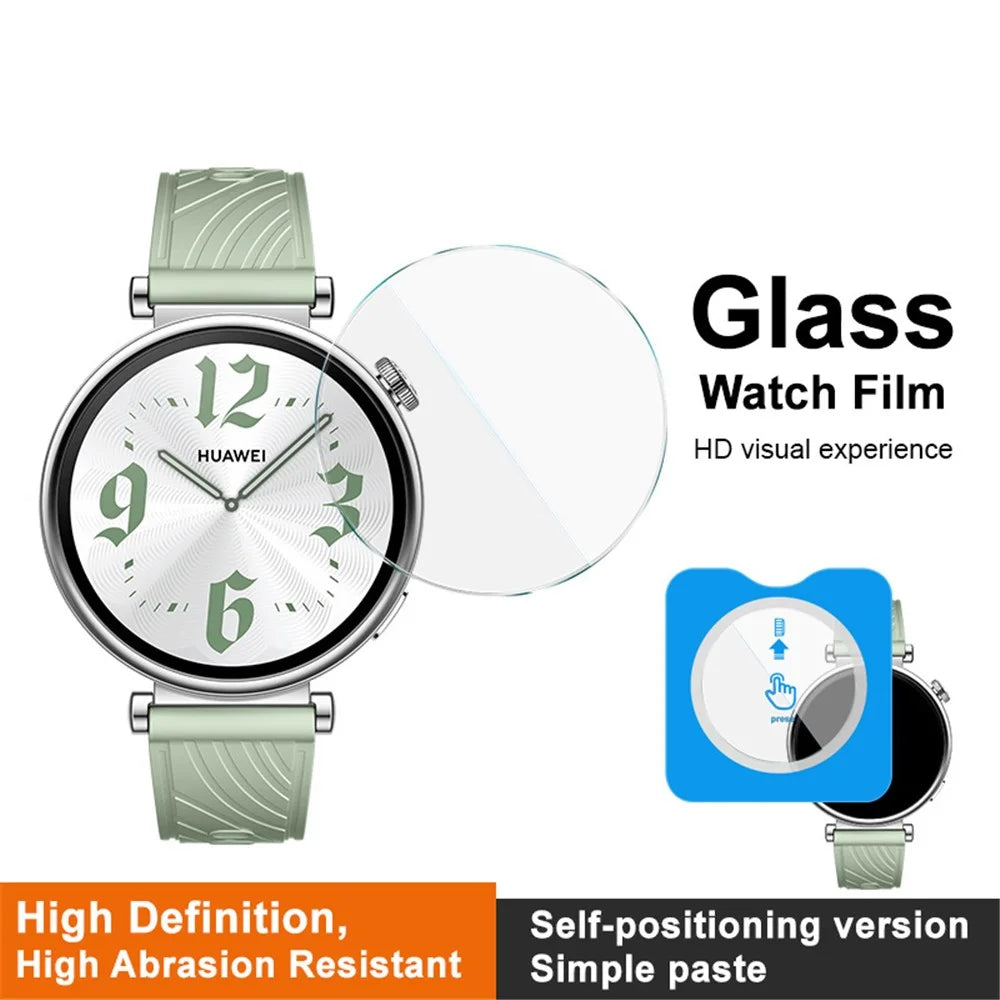 IMAK For Huawei Watch GT 4 41mm Screen Protector Tempered Glass Watch Film with Auto Alignment Tool - 3