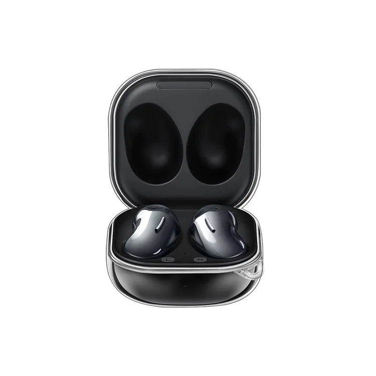 Drop Resistant Hard PC Case for Samsung Galaxy Buds Live / Buds Pro / Buds 2 / Buds 2 Pro  - Transparent - 1