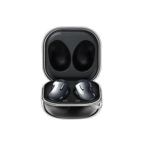 Drop Resistant Hard PC Case for Samsung Galaxy Buds Live / Buds Pro / Buds 2 / Buds 2 Pro  - Transparent - 1