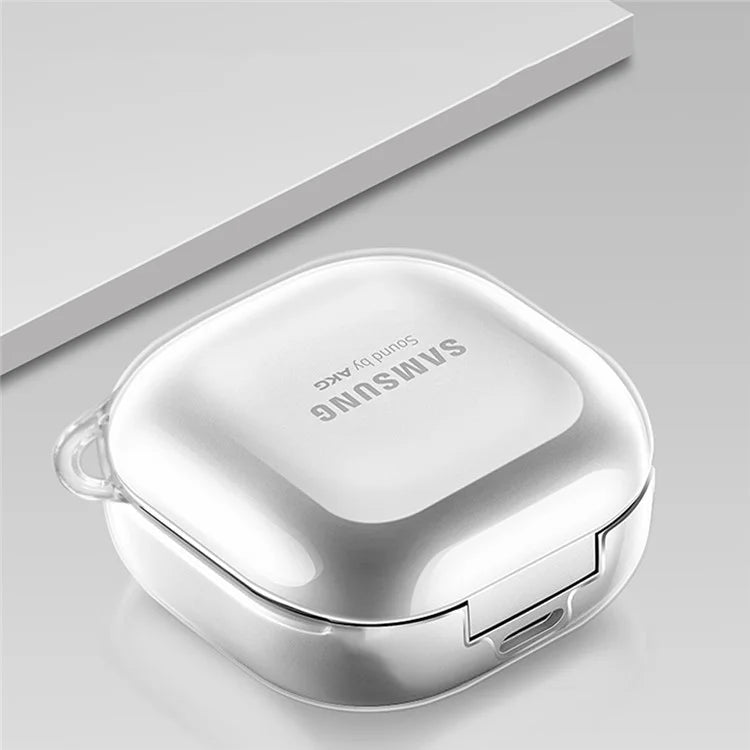 Drop Resistant Hard PC Case for Samsung Galaxy Buds Live / Buds Pro / Buds 2 / Buds 2 Pro  - Transparent - 2