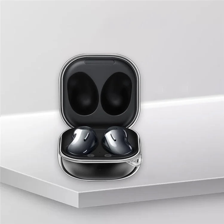 Drop Resistant Hard PC Case for Samsung Galaxy Buds Live / Buds Pro / Buds 2 / Buds 2 Pro  - Transparent - 3