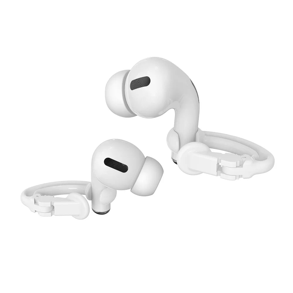Anti Lost Clip Ear Hook Replacement for AirPod Headphone Anti Slip - White - 2