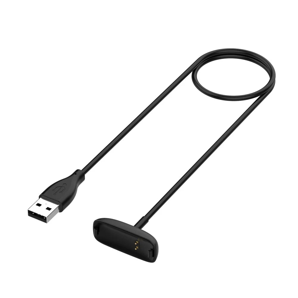 Replacement USB Charging Cable Cord Charging Dock 100cm for Fitbit Inspire 2/Ace 3 - 1