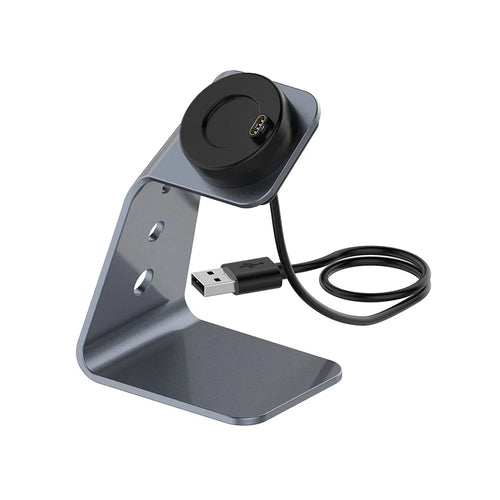 Charging Dock Stand Station Cradle Holder with 1.5M USB Cable for Garmin Fenix 7/Fenix 7S/Fenix 7X/Forerunner 745/Fenix 6/Fenix 6X/Fenix 6S - Grey - 1