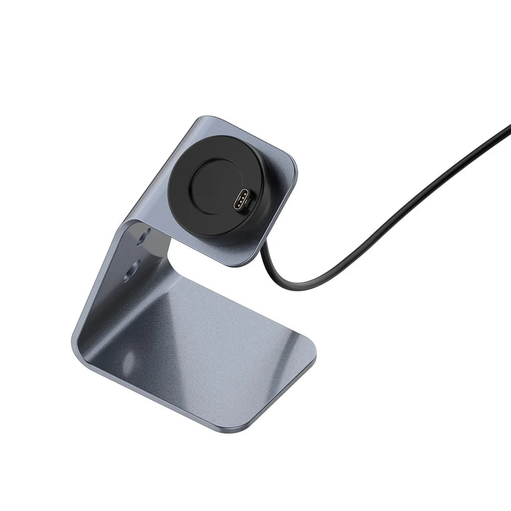 Charging Dock Stand Station Cradle Holder with 1.5M USB Cable for Garmin Fenix 7/Fenix 7S/Fenix 7X/Forerunner 745/Fenix 6/Fenix 6X/Fenix 6S - Grey - 3