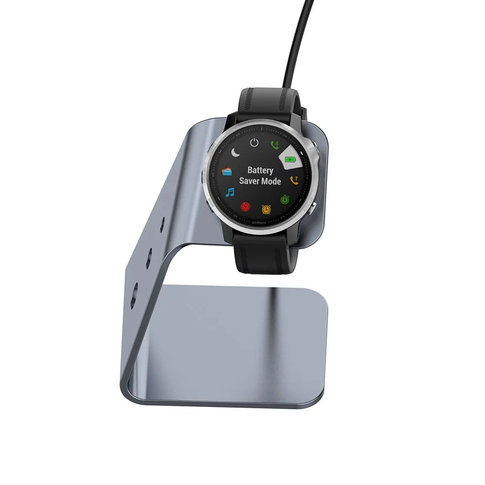 Charging Dock Stand Station Cradle Holder with 1.5M USB Cable for Garmin Fenix 7/Fenix 7S/Fenix 7X/Forerunner 745/Fenix 6/Fenix 6X/Fenix 6S - Grey - 5