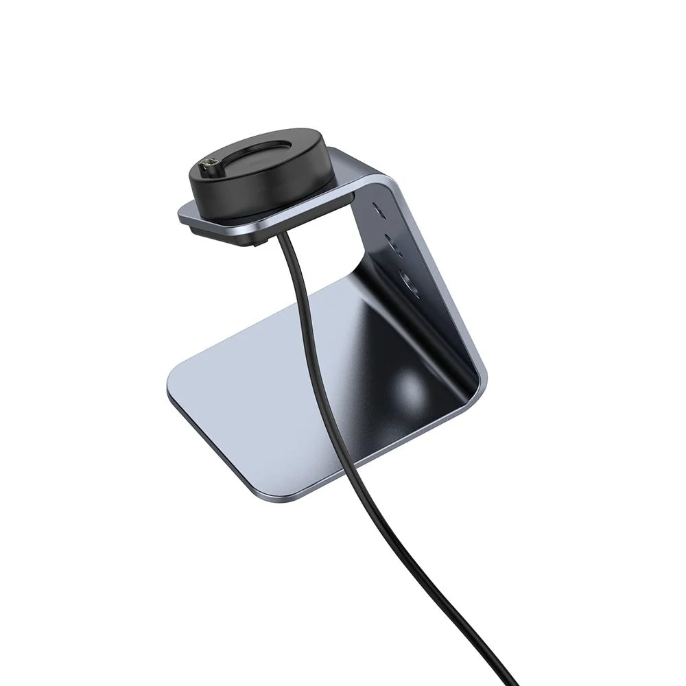 Charging Dock Stand Station Cradle Holder with 1.5M USB Cable for Garmin Fenix 7/Fenix 7S/Fenix 7X/Forerunner 745/Fenix 6/Fenix 6X/Fenix 6S - Grey - 6