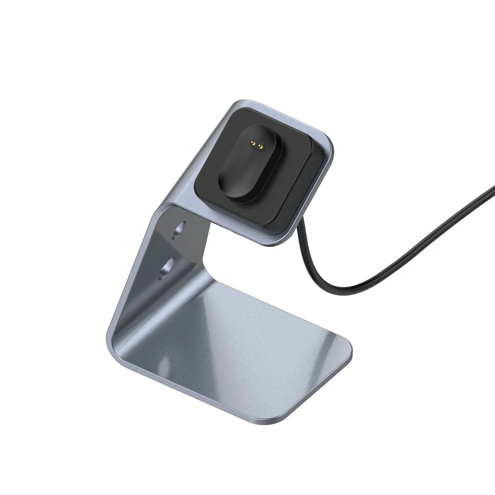 Aluminum Alloy USB Charging Dock Bracket Charging Cradle Stand for Fitbit Inspire/Inspire HR/Ace2 Smart Bracelet - Grey - 4