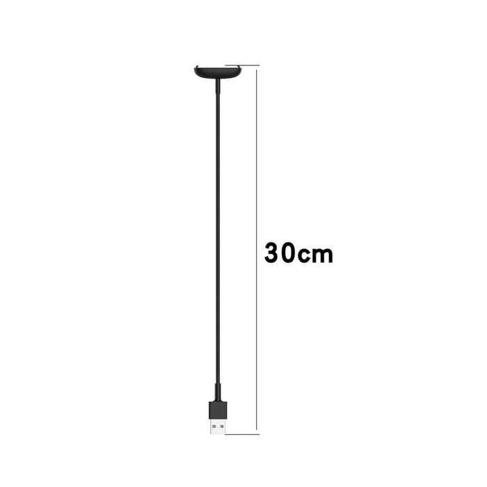 30cm USB Charging Cable Cord Charger Dock for Fitbit Inspire 2 Smart Watch Wristband - 6