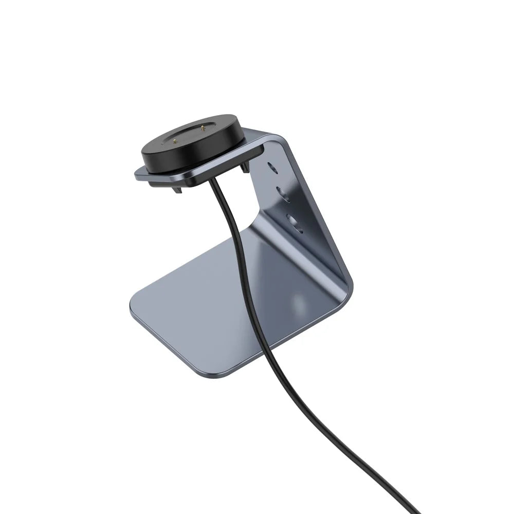 Cradle Charger Stand Holder Dock Station Base with 1.5M USB Cable for Huawei Watch GT/GT 2e/GT 2 (42mm/46mm)/Honor Watch GS Pro/Honor Magic/Honor Magic Watch 2 (42mm/46mm)/Honor Watch Dream  - Grey - 6