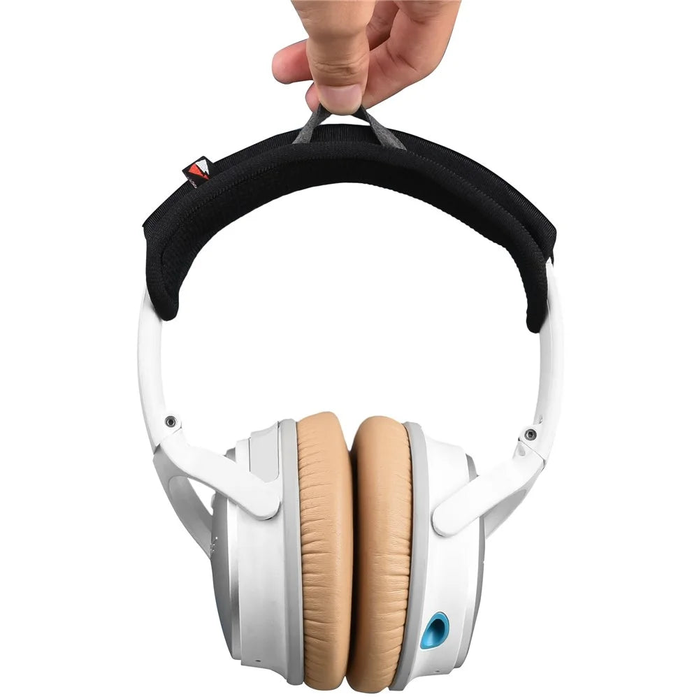Headset Soft Headband Head Beam Cushion Pad Protective Cover - Black/Size: L - 7