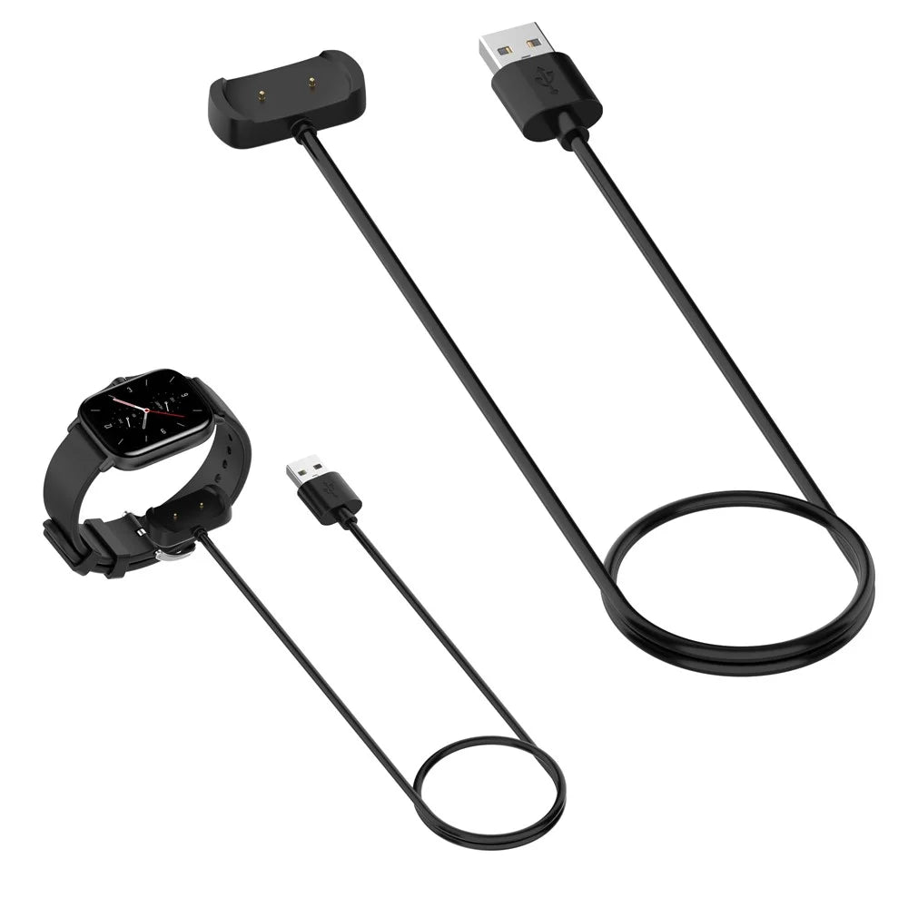 1.0M USB Magnetic Charging Cable Smart Watch Charger for Huami Amazfit GTS 2e/GTR 2e/GTS 2 mini/Pop Pro - 1