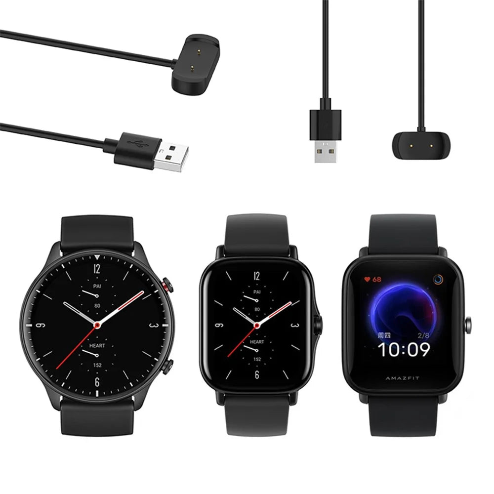 1.0M USB Magnetic Charging Cable Smart Watch Charger for Huami Amazfit GTS 2e/GTR 2e/GTS 2 mini/Pop Pro - 3