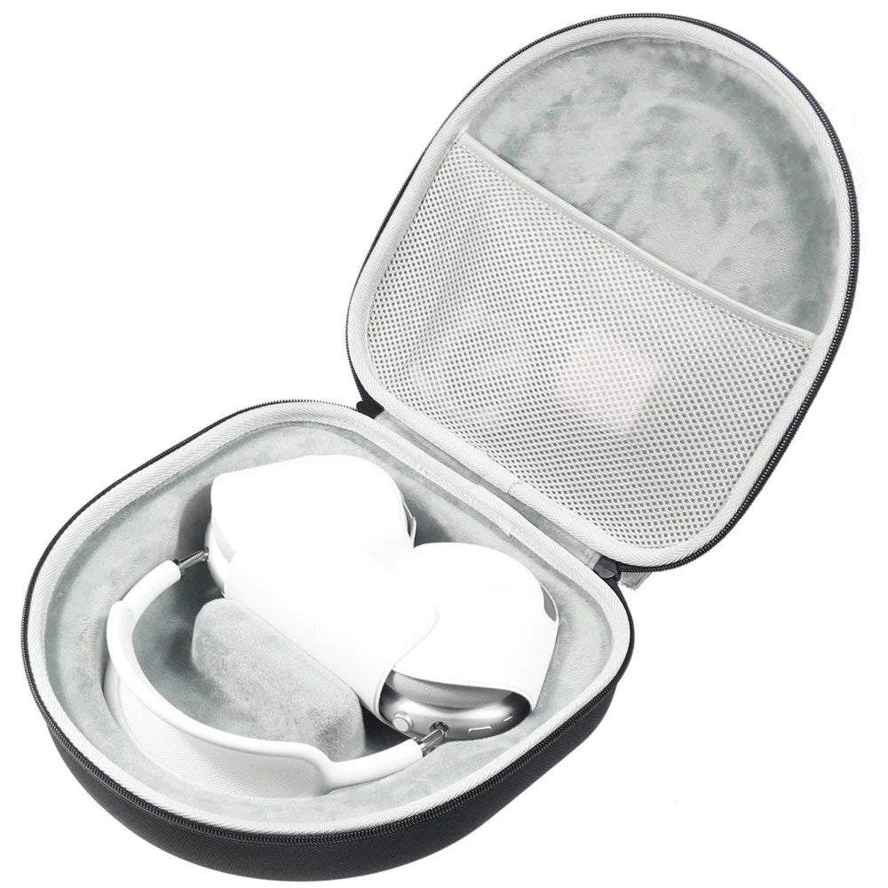 Travel Earphones Protector Over Ear Headphone Case Headset Storage Bag for AirPods Max 2024 (USB-C) / Max - 2