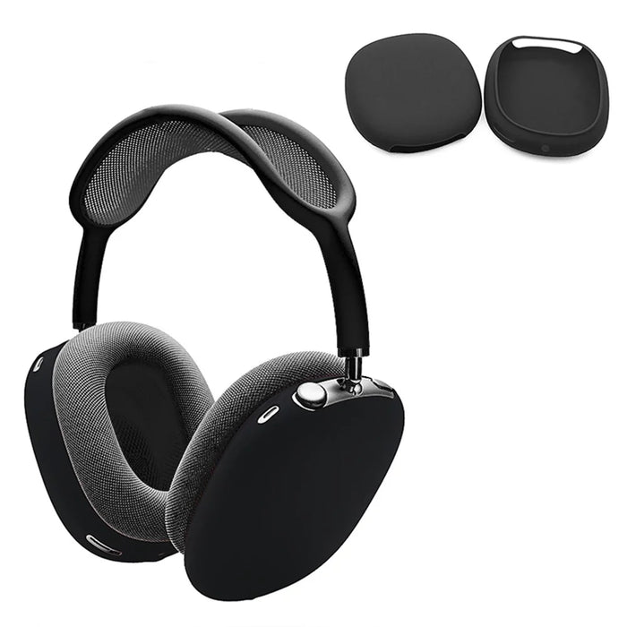Drop Proof Silicone Protective Case for AirPods Max with USB-C / Max Cover - Black - 5