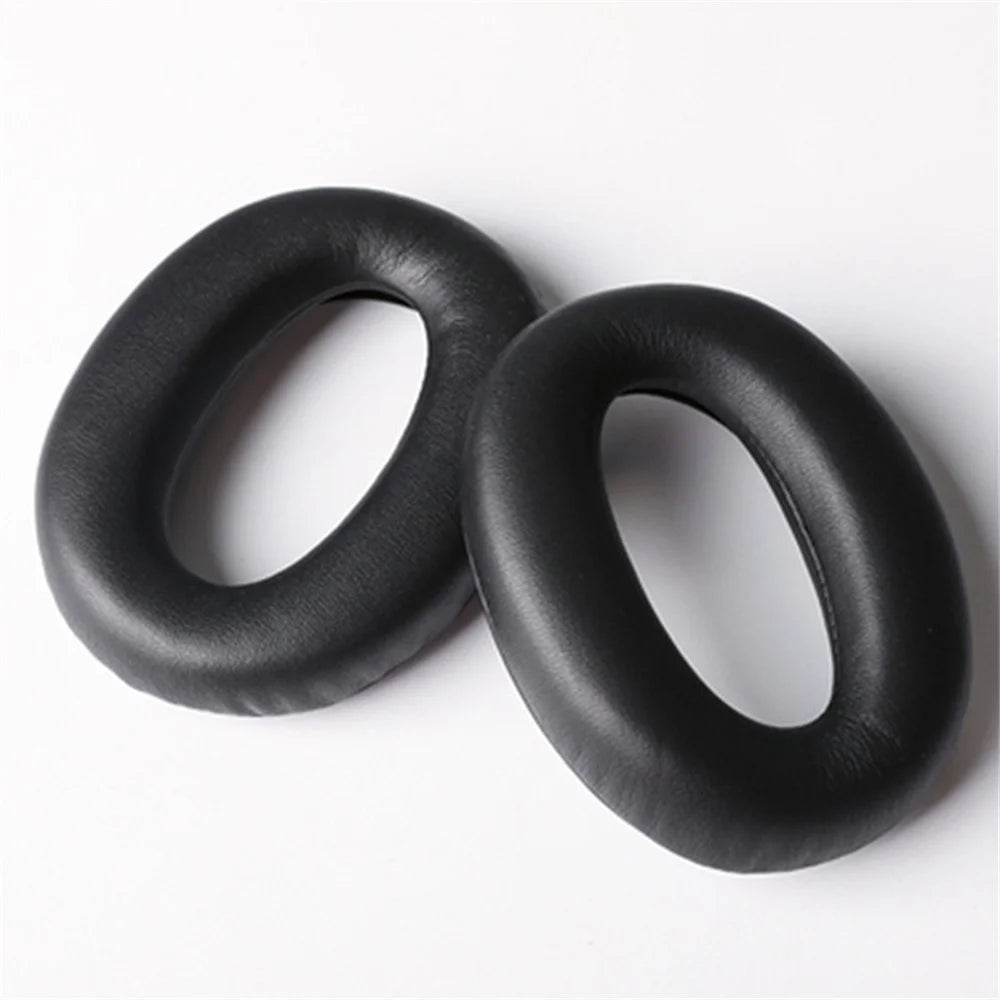 1 Pair Replacement Leather Headphone Cushions Pads for Sony MDR-1000X WH-1000XM2 - Black - 2