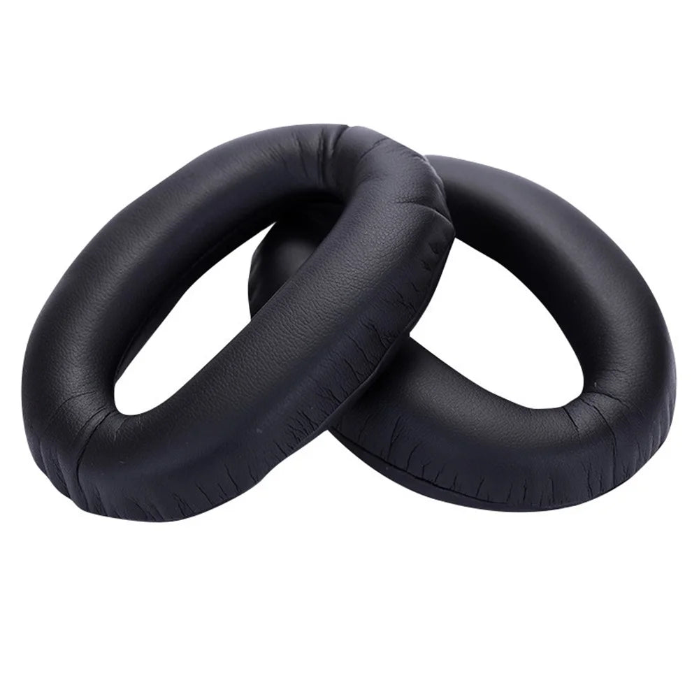 1 Pair Replacement Leather Headphone Cushions Pads for Sony MDR-1000X WH-1000XM2 - Black - 3