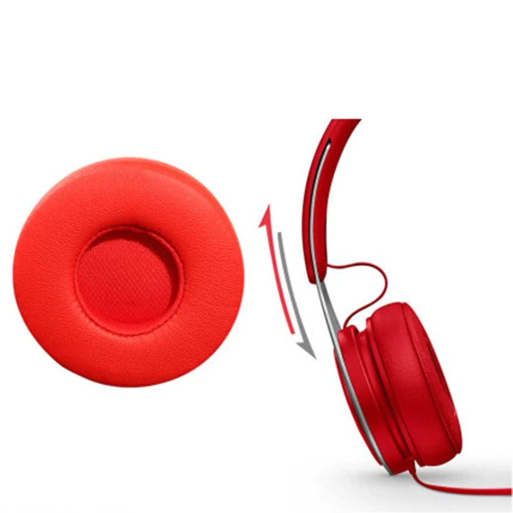1 Pair Replacement Eapads Earmuffs Cushion for Beats EP Headphone - Red - 5
