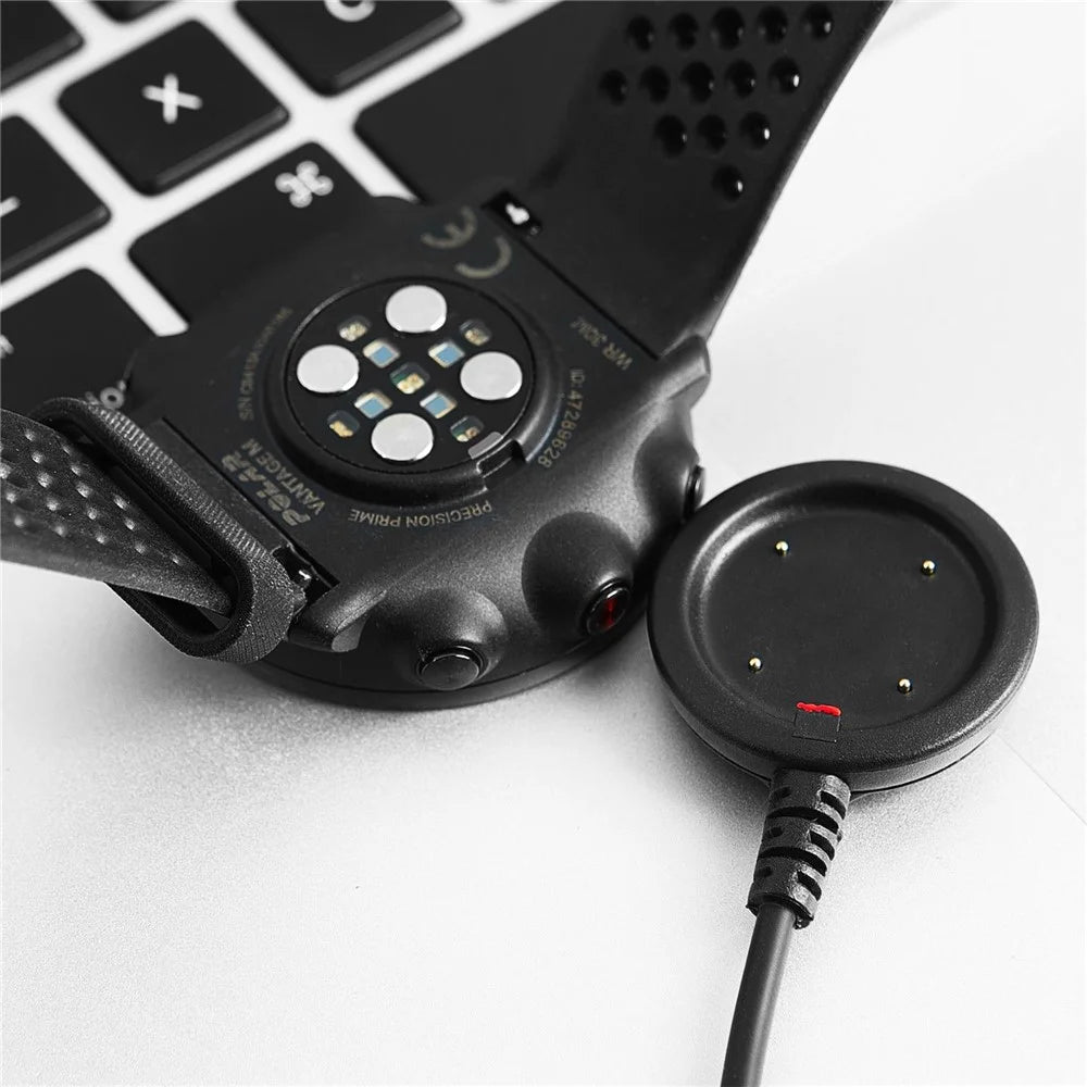 For Polar Vantage V2 / Vantage V 1m USB Charging Cable Data Transfer Smart Watch Charger - 5