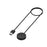 1.0M USB Charger Adapter Charging Dock Cradle Cable for Xiaomi Mi Watch Color Sport - Black - 1