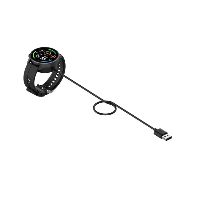 1.0M USB Charger Adapter Charging Dock Cradle Cable for Xiaomi Mi Watch Color Sport - Black - 4