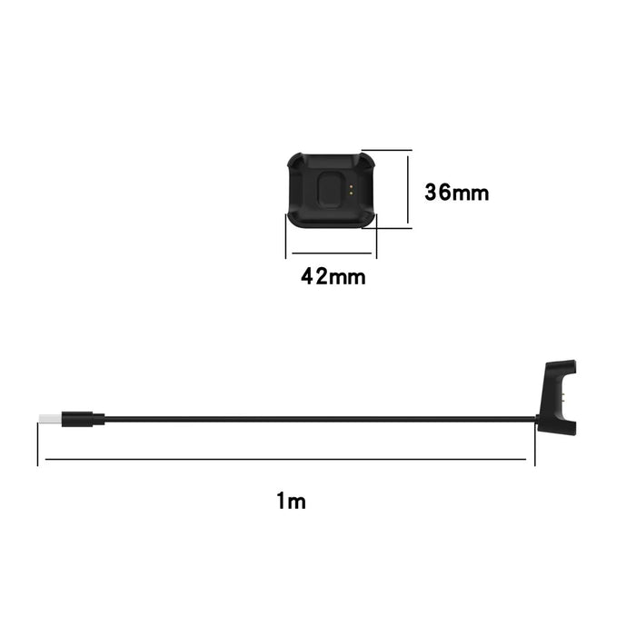 1 Meter USB Charging Cable Smart Watch Charger Plug and Play for Xiaomi Mi Watch Lite/Redmi Watch - 4