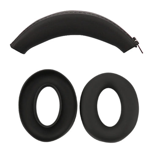 For SoundPEATS Space Headset Silicone Case Bluetooth-compatible Earphone Ears Caps with Head Beam Cover - Black - 1
