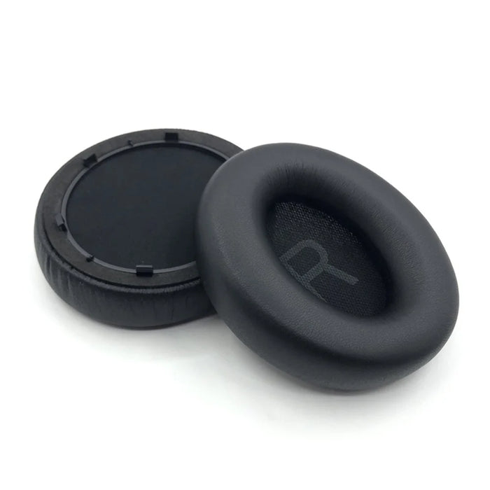 1Pair For Anker Soundcore Space Q45 Earpads Bluetooth-compatible Headset Protein Leather Ear Cushions - Black - 3