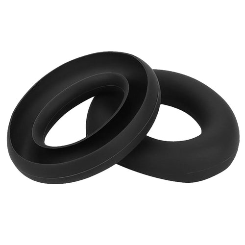 1 Pair for Anker Soundcore Space Q45 Headphone Earpad Protective Sleeve Silicone Earpad Cover - Black - 1