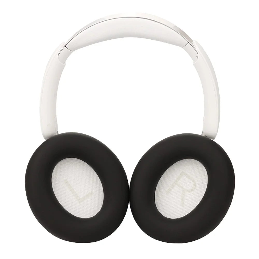 1 Pair for Anker Soundcore Space Q45 Headphone Earpad Protective Sleeve Silicone Earpad Cover - Black - 3