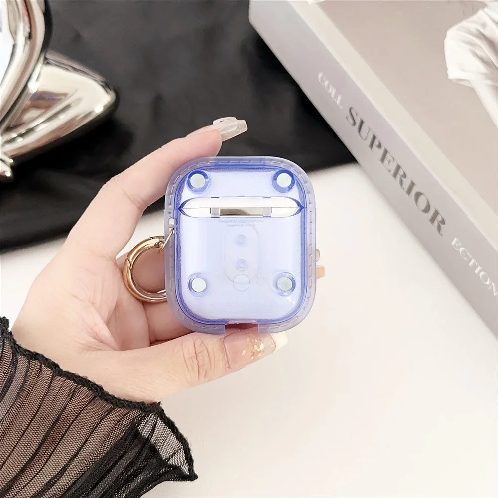 For Apple AirPods with Charging Case (2016) / (2019) / Apple AirPods with Wireless Charging Case (2019) Protective Cover - Blue - 3