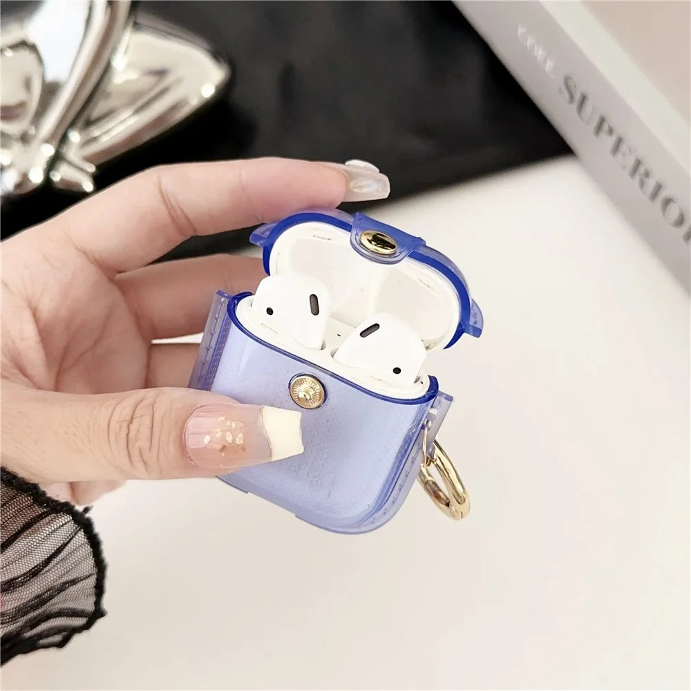 For Apple AirPods with Charging Case (2016) / (2019) / Apple AirPods with Wireless Charging Case (2019) Protective Cover - Blue - 4