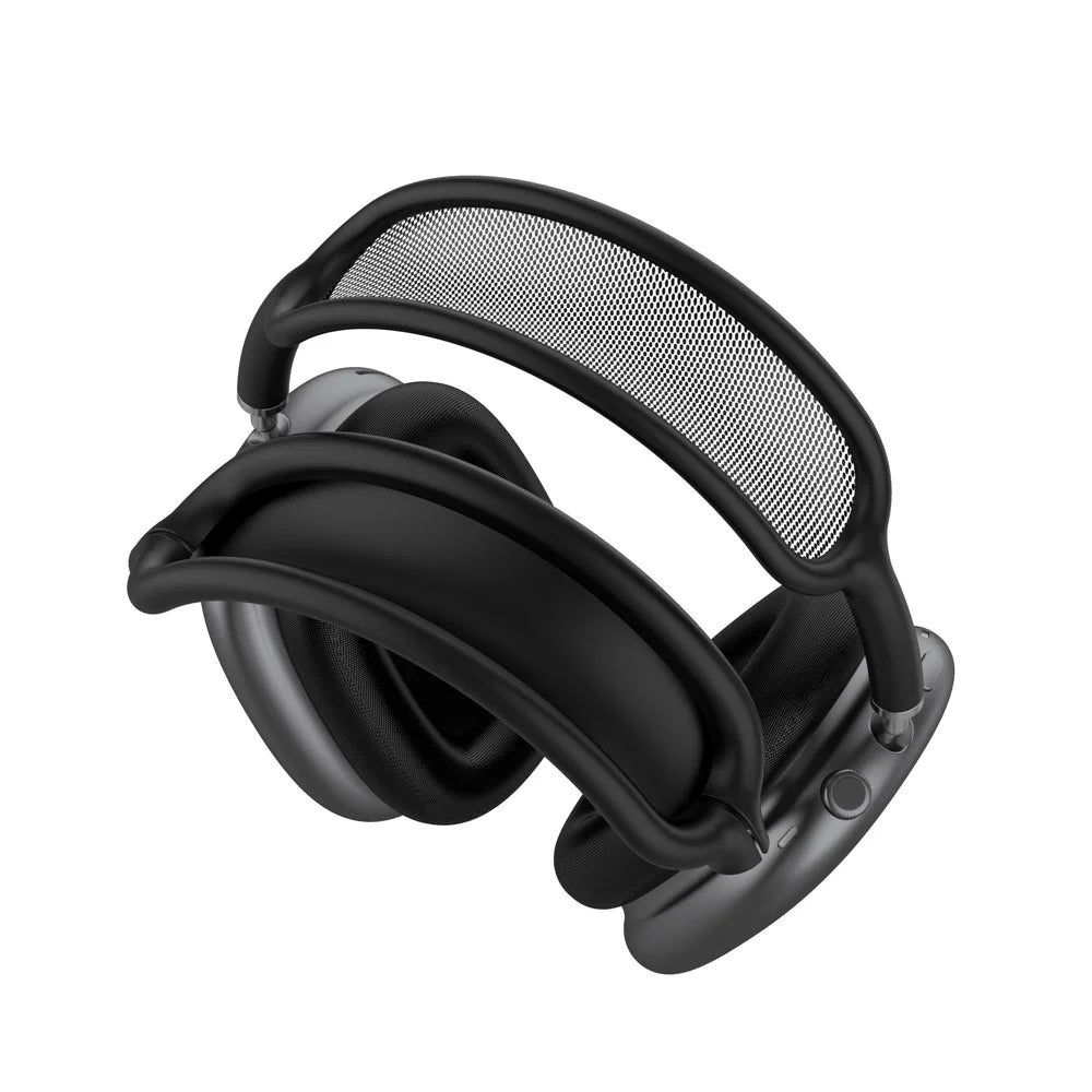 Silicone Headphone Headband Cover Replacement Cushion for AirPods Max with USB-C / AirPods Max - Black - 4