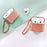 For Apple AirPods Pro 2 TWS Headset Cover Leather Texture PC+TPU Earphone Case - Yellow - 4
