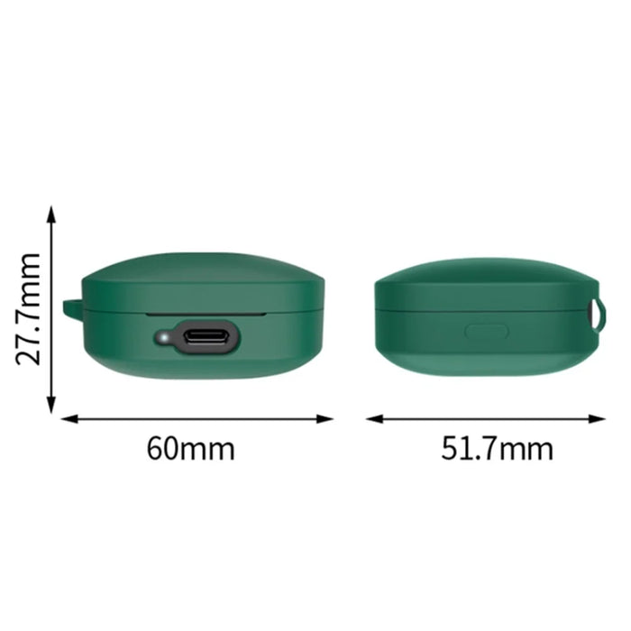 For Xiaomi Redmi Buds 6 Active Silicone Headset Case Anti-Scratch Earphone Cover Sleeve - Green - 3